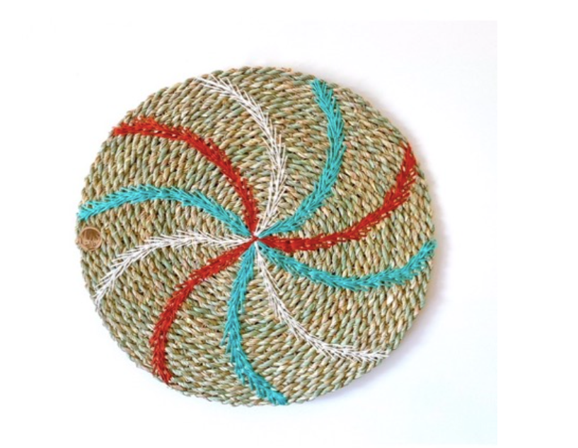 Embroidered Halfa Placemat (H)