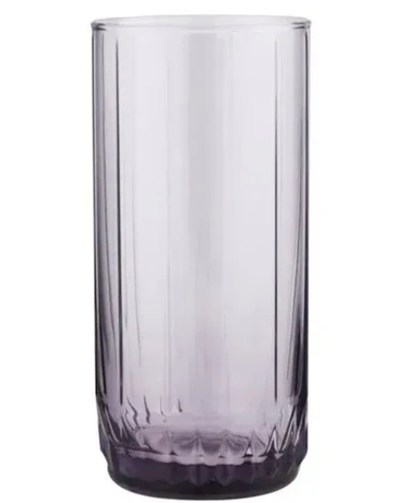 Pasabahce Leia Highball Glass - Purple, 310ml (Set of 6)