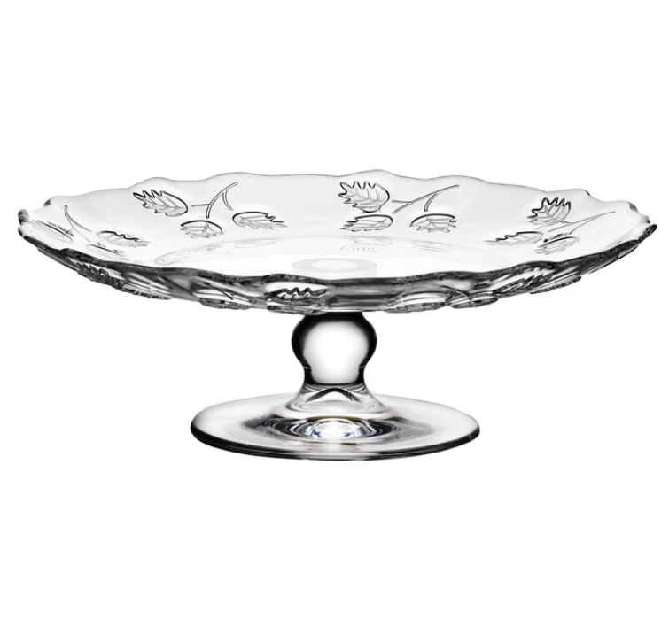 Pasabahce Pastoral Footed Serving Platter - 19.4cm