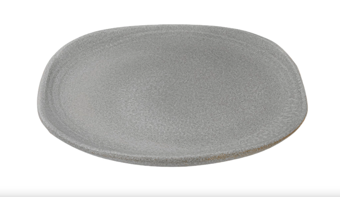 AbraCadabra Sandstone Dinner Plate - Silver Grey, 27cm