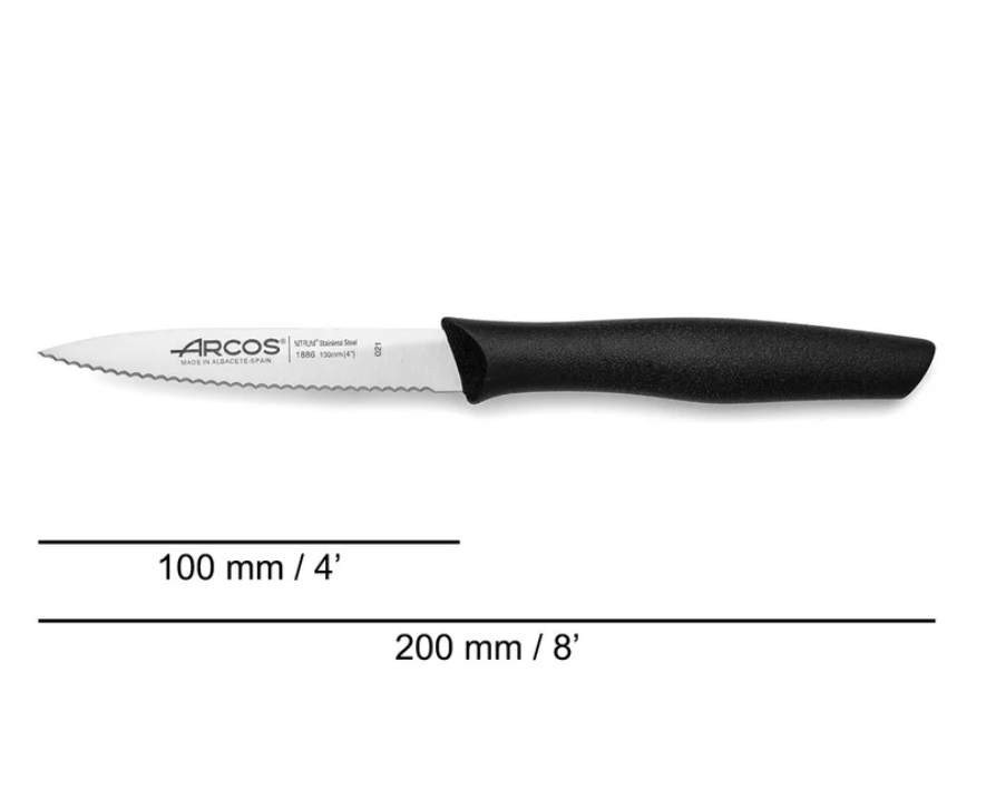 Arcos Nova Serrated Peeling Knife  - 21.1cm (100mm)