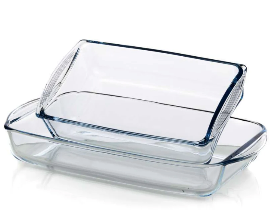 Borcam Midi & Roasters Rectangular Oven Dishes Set - 2 Pieces