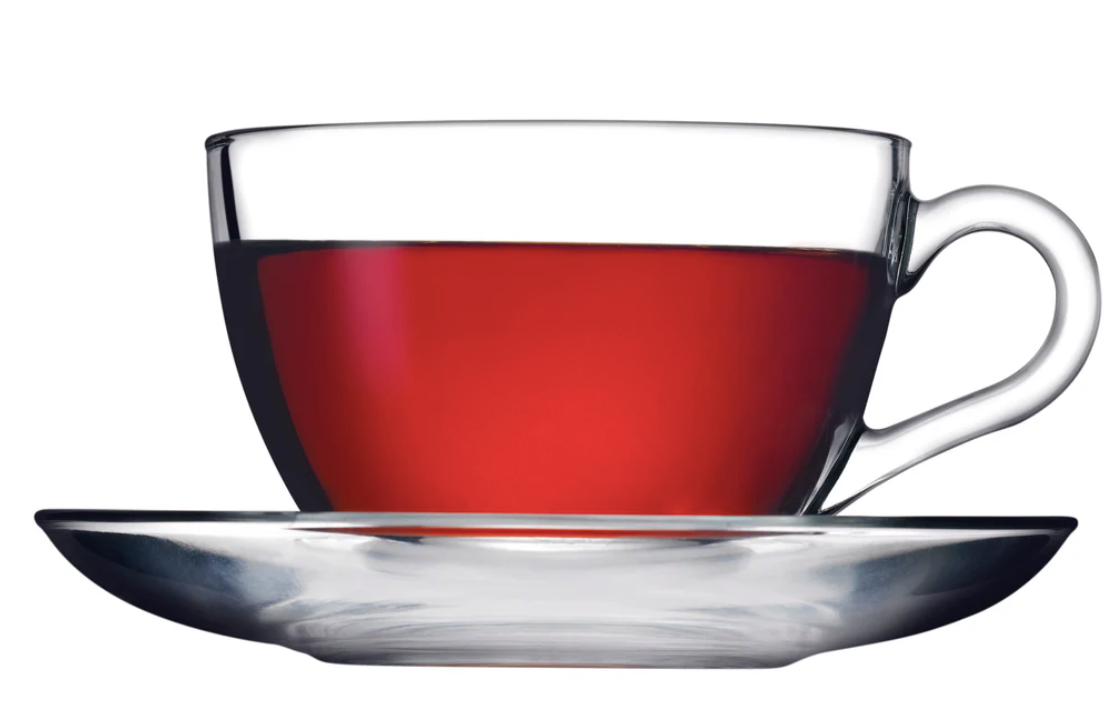 A Basic Tea Cap Pasabahce Basic Tea Cup & Saucer Set - 238ml (Set of 6) – Homestamp