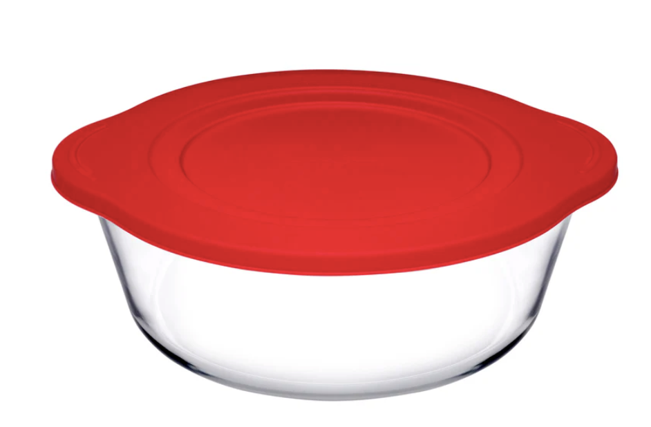 Borcam Bake & Keep Round Casserole with Lid