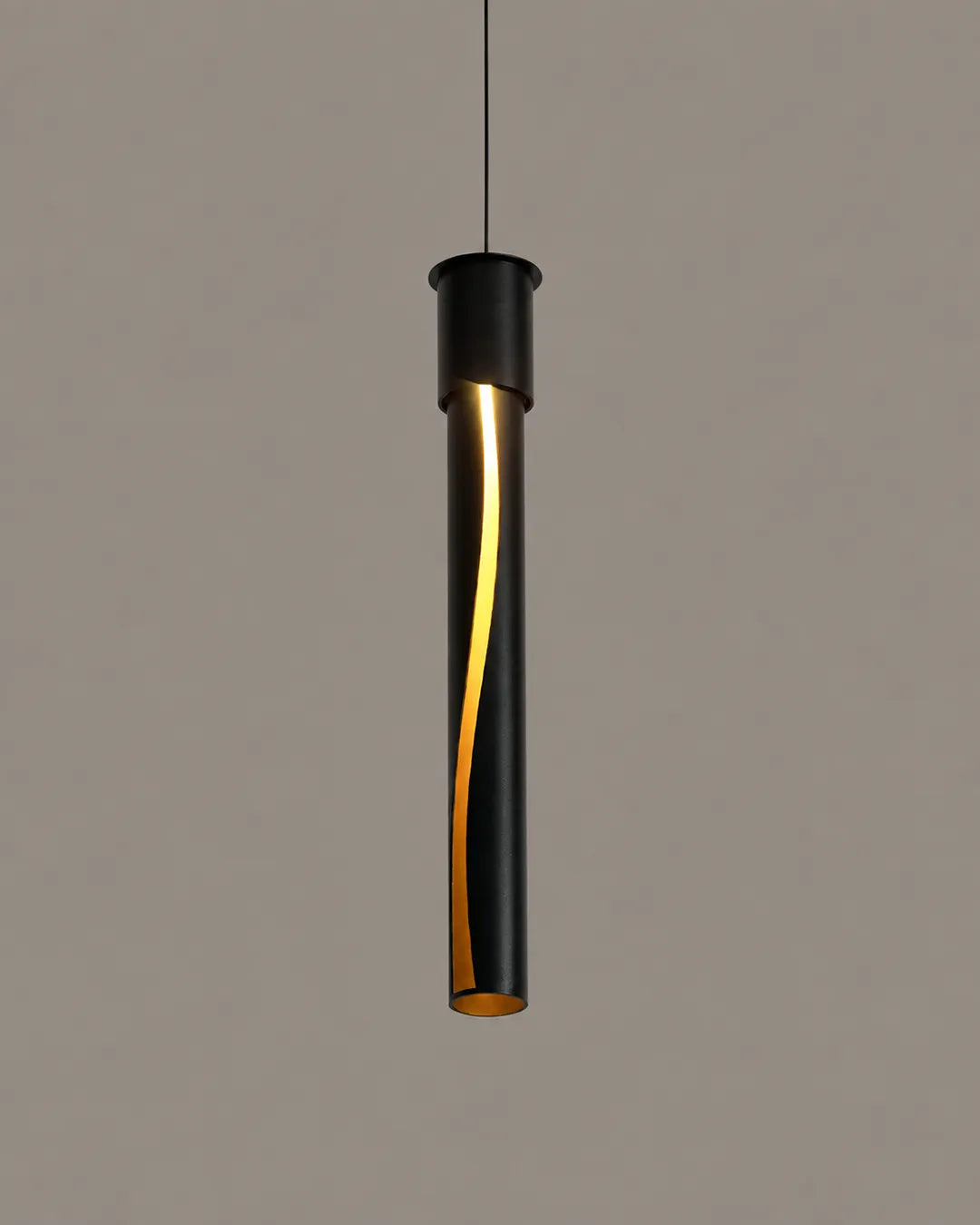Dew 2 Pendant isolated product view, pendant with the form and rhythm of dew drops (view 2) | دلاية ديو 2، قطرتان بتوزيع متوازن
