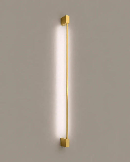 Dual Lines Wall Lamp Gold – Minimal Indirect Lighting