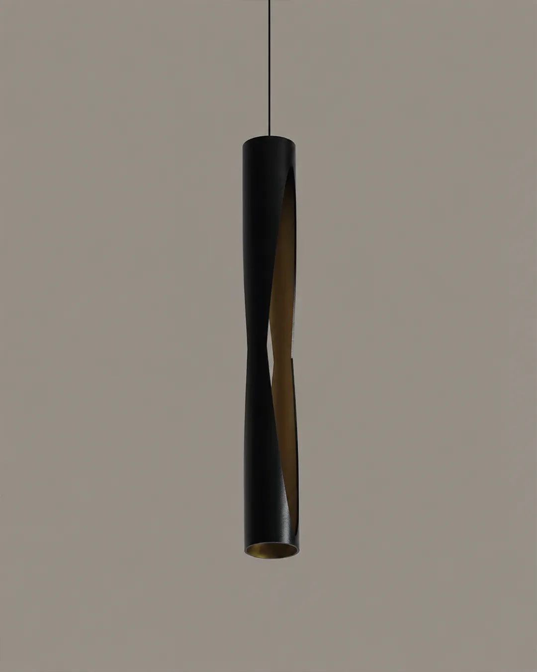 Dew 1 Pendant isolated product view, pendant with the form and rhythm of dew drops (view 3) | دلاية ديو 1، قطرة مضيئة معلقة