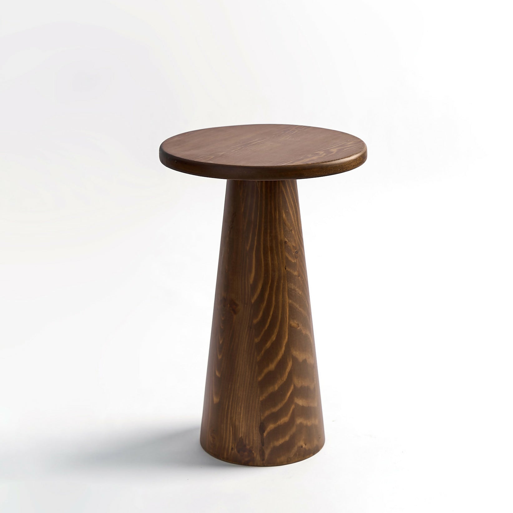 The Small "Cone" - Wooden Side Table