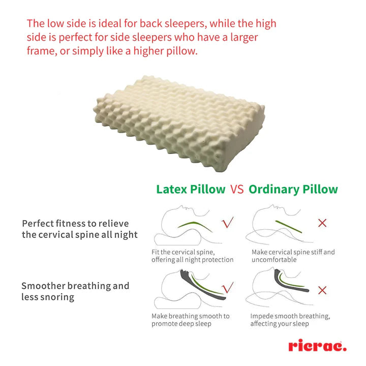 Natural Latex Massage Contour Pillow