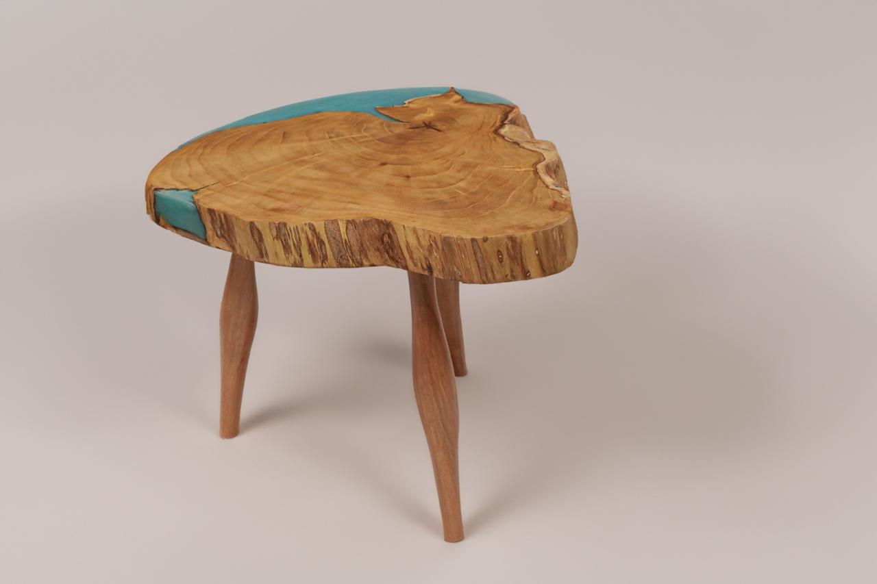 Turquoise Side Table