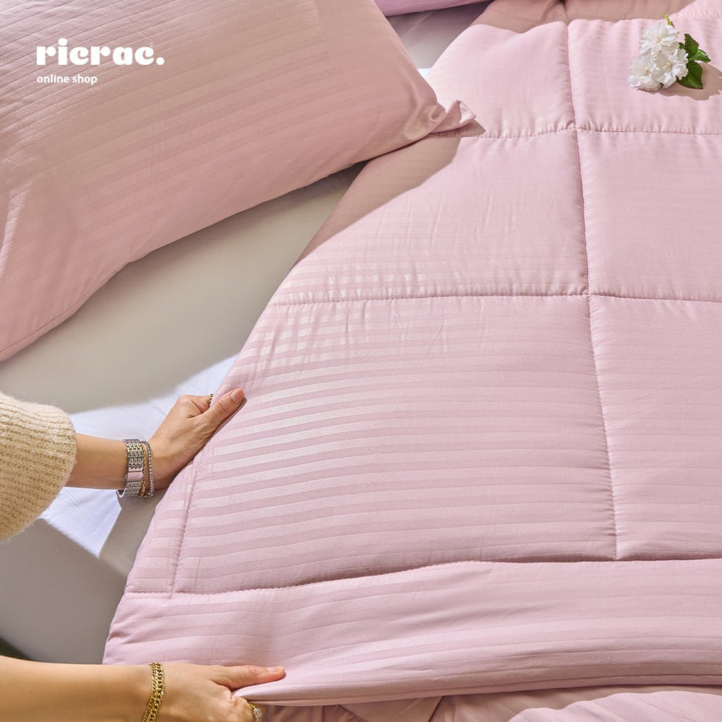 Poly-Cotton Duvet Set Stripes (Duvet & 2 Pillow Cases)