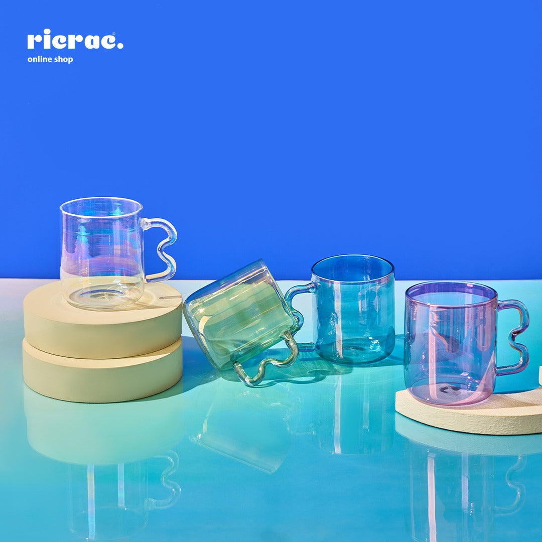 Rengaza- Hand Blown Glass Mug