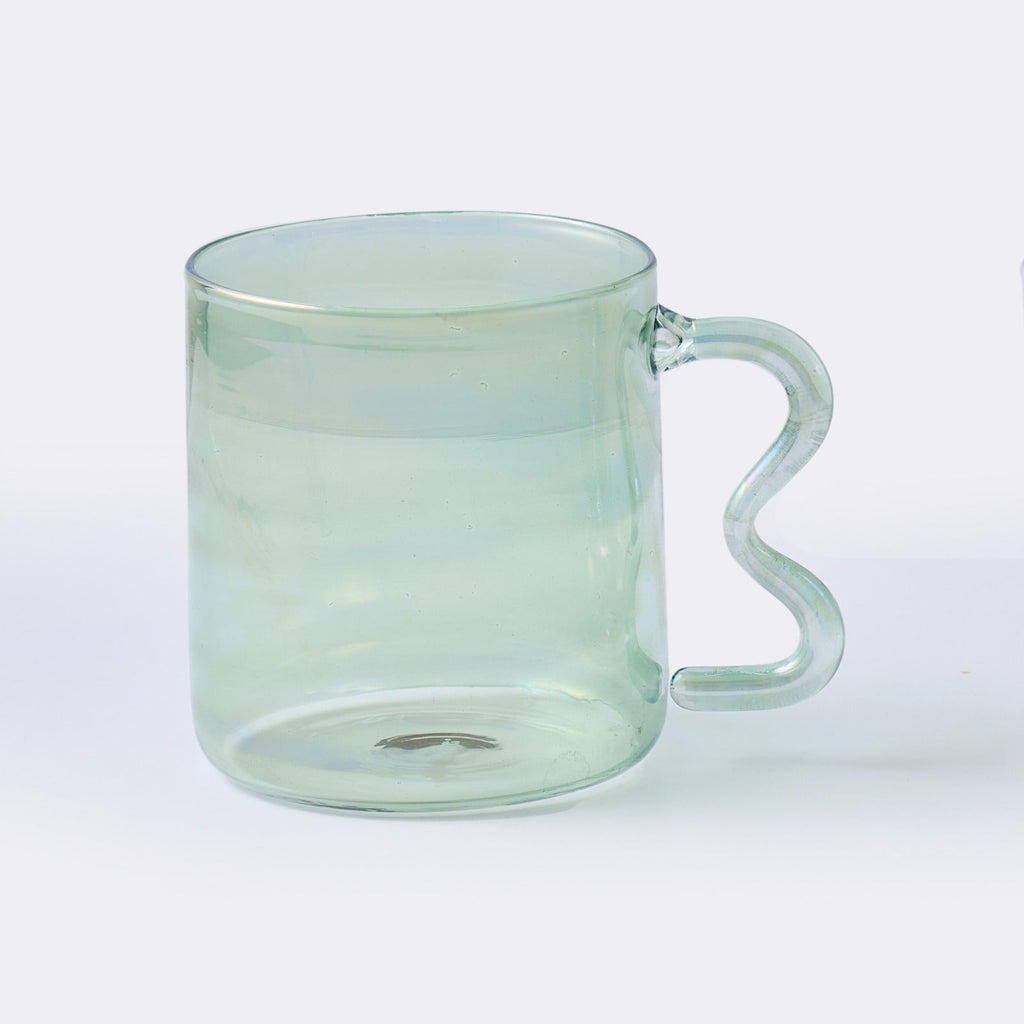Rengaza- Hand Blown Glass Mug