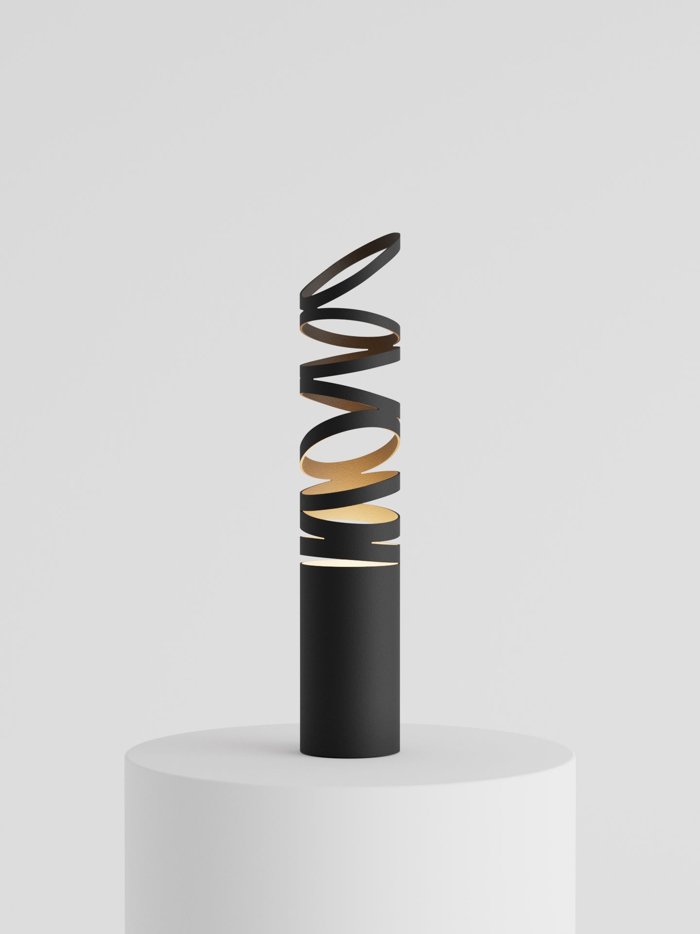 Whirl table lamp with playful contemporary design and soft ambient lighting | مصباح طاولة ويرل بتصميم معاصر مرح وإضاءة ناعمة للمساحات الحديثة