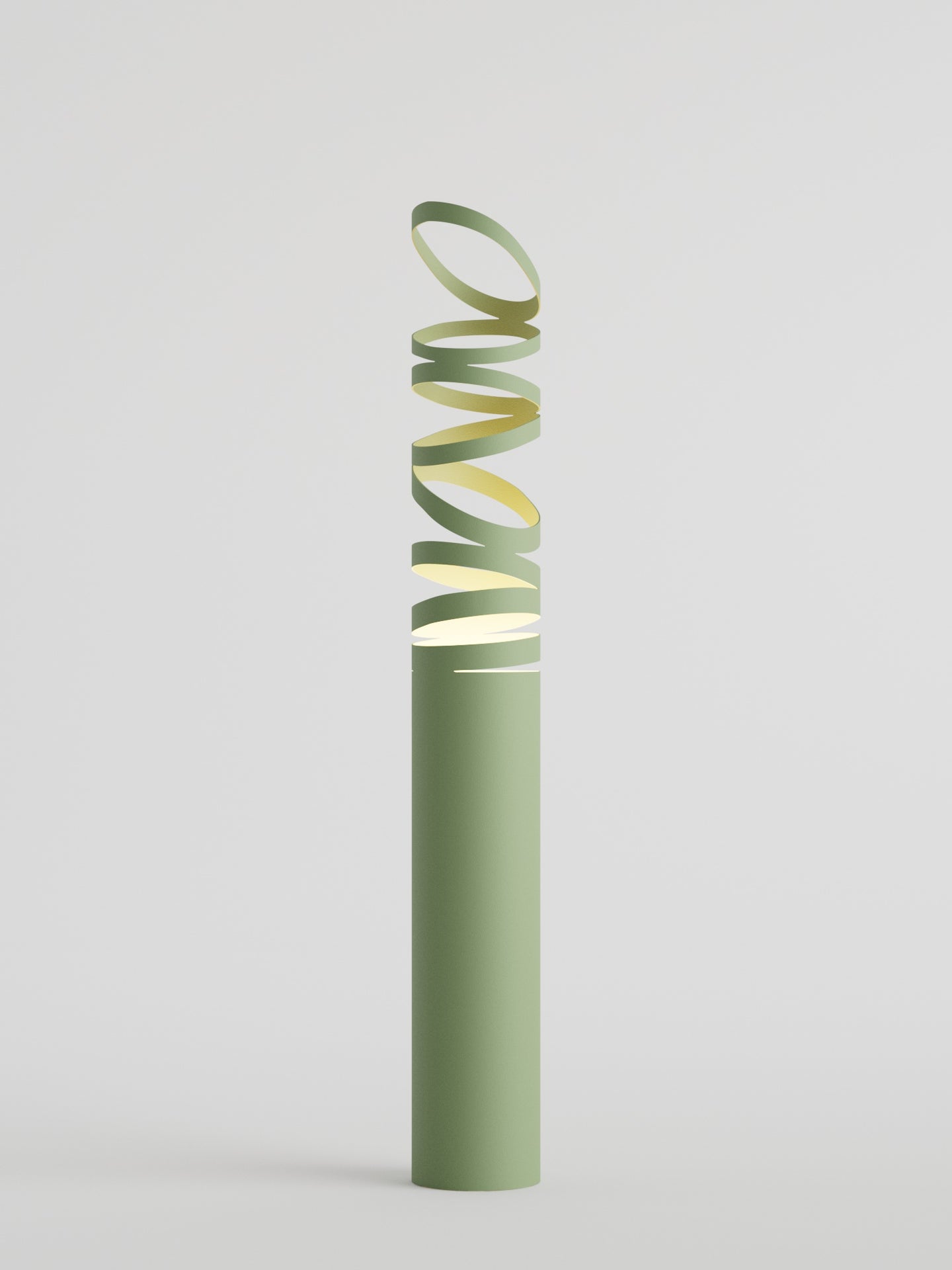Whirl floor lamp with sculptural playful design providing soft ambient lighting – مصباح أرضي بتصميم فني ديناميكي يمنح إضاءة محيطية ناعمة