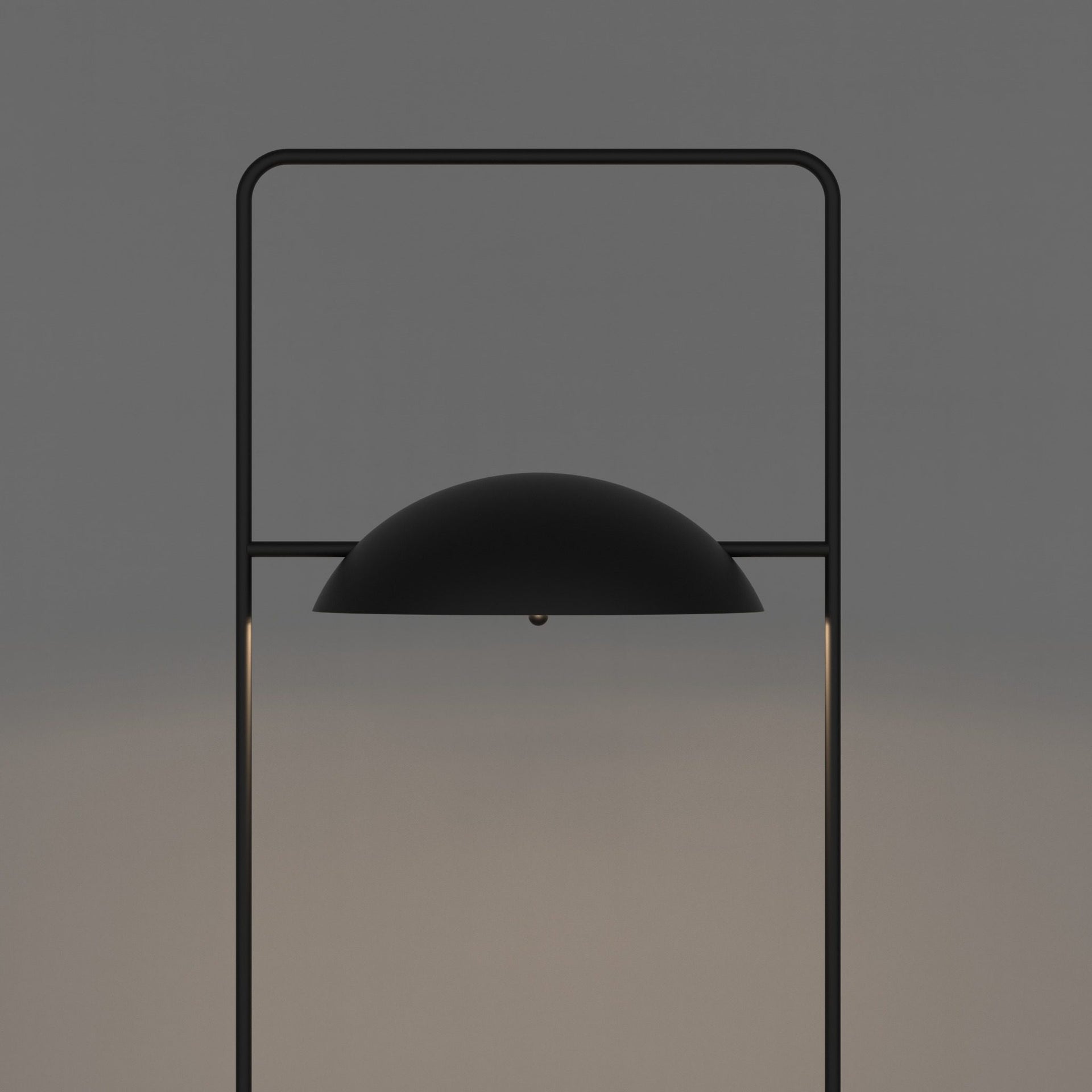 Wong floor lamp with Japanese minimalist linear design for calm ambient lighting مصباح أرضي وونغ بتصميم خطي ياباني بسيط لإضاءة هادئة