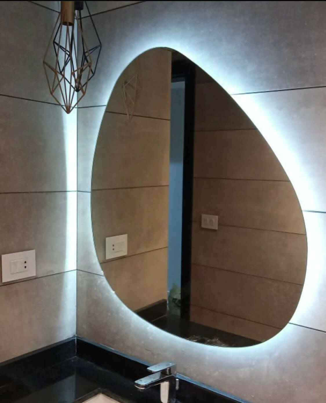 M76- Bathroom Mirror With Lighting And Touch Switch