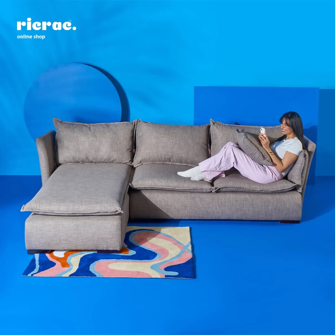 Ranetoo LShape Bed-GRAY