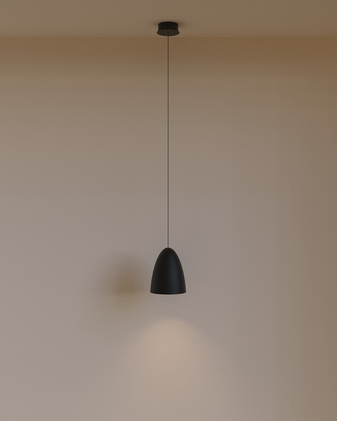 Miko Pendant suspended minimalist LED light with balanced sculptural design إضاءة ميكو باندنت معلقة LED بتصميم نحتي متوازن