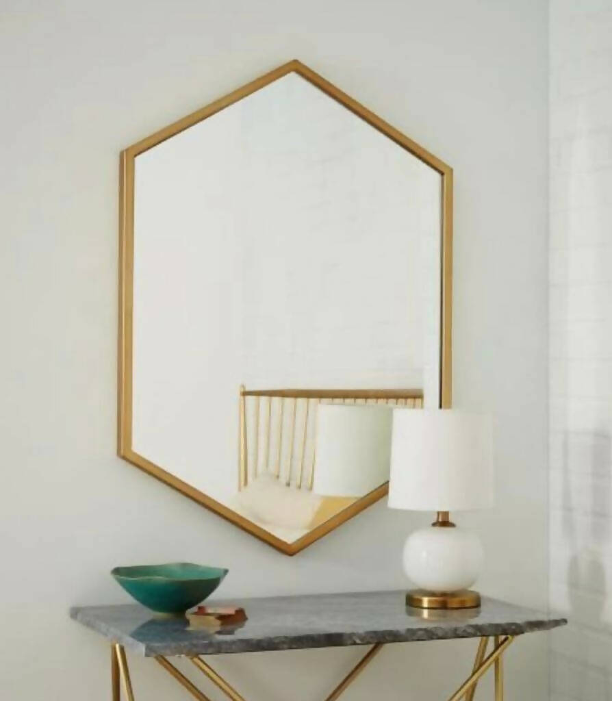 M91- Hexagonal Aesthetic Modern Mirror