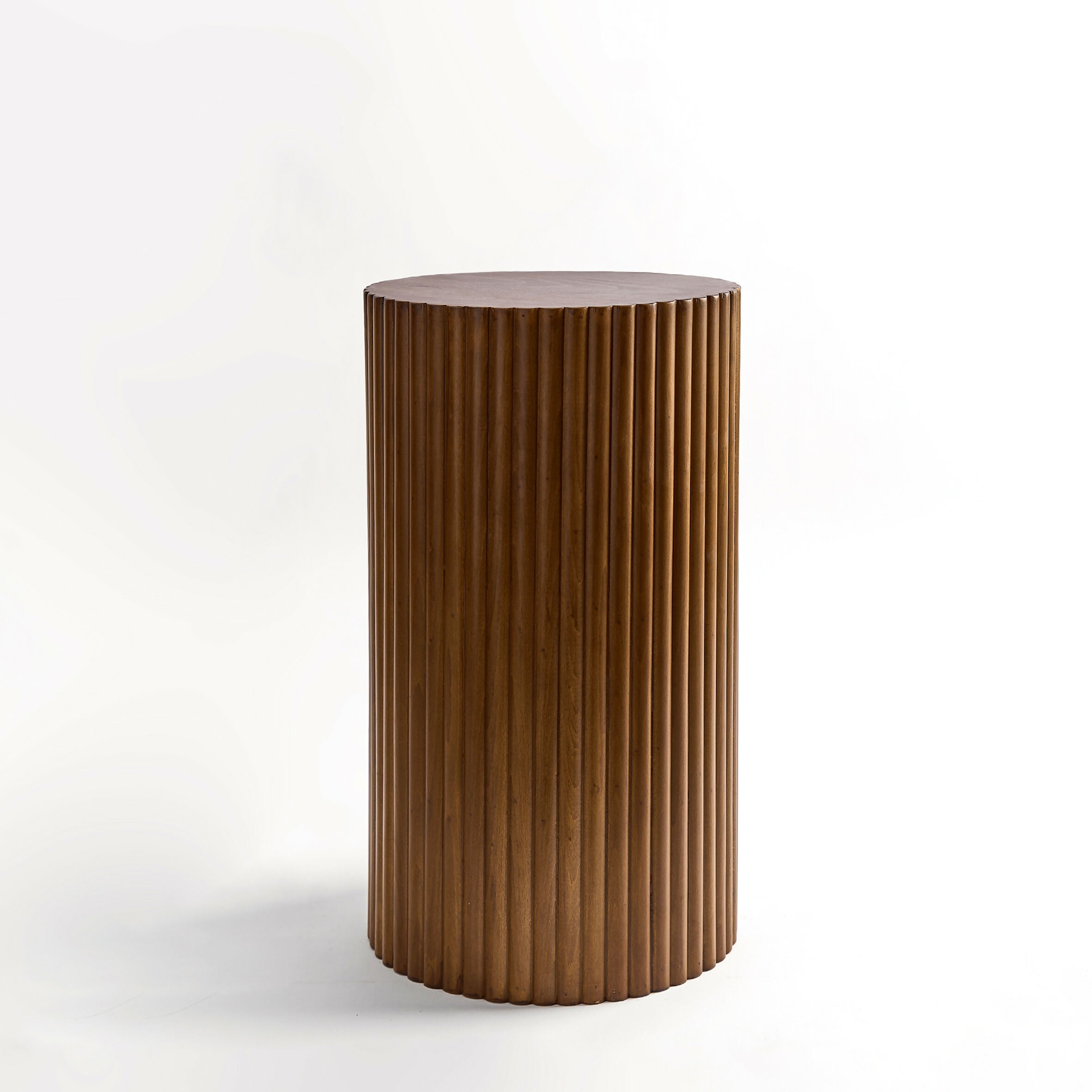 Tall "Lanes" - Wooden Side Table