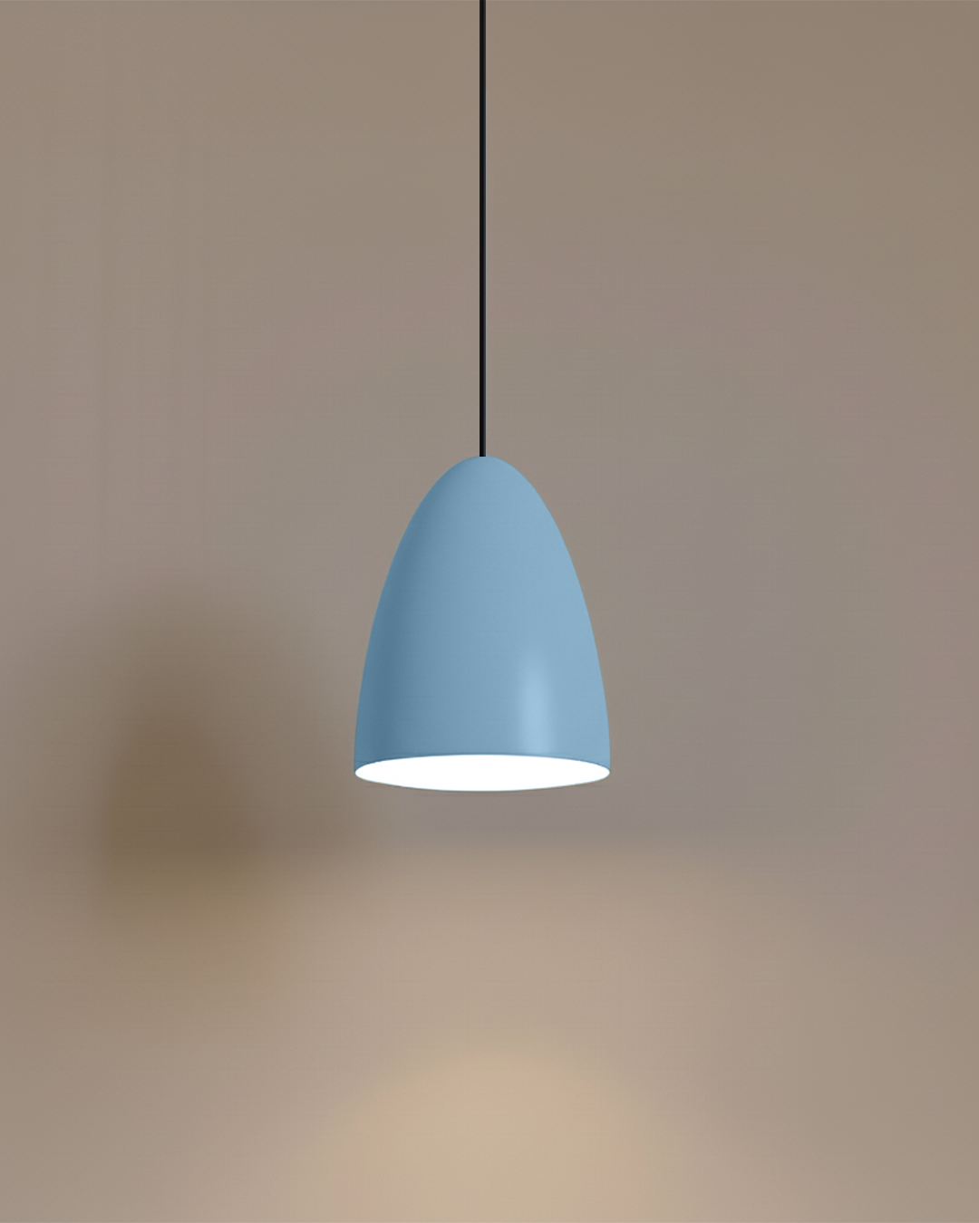 Miko Pendant suspended minimalist LED light with balanced sculptural design إضاءة ميكو باندنت معلقة LED بتصميم نحتي متوازن