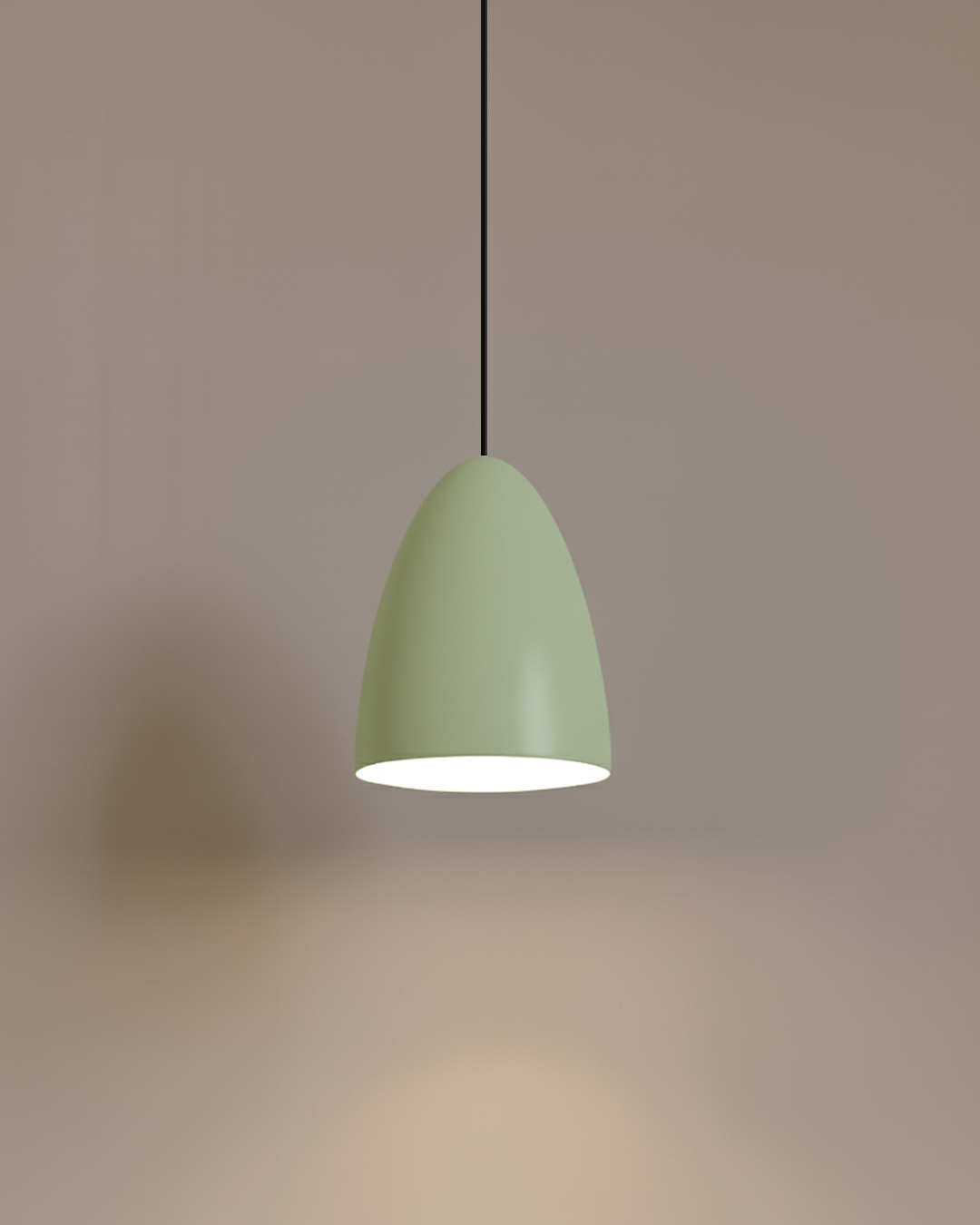 Miko Pendant suspended minimalist LED light with balanced sculptural design إضاءة ميكو باندنت معلقة LED بتصميم نحتي متوازن