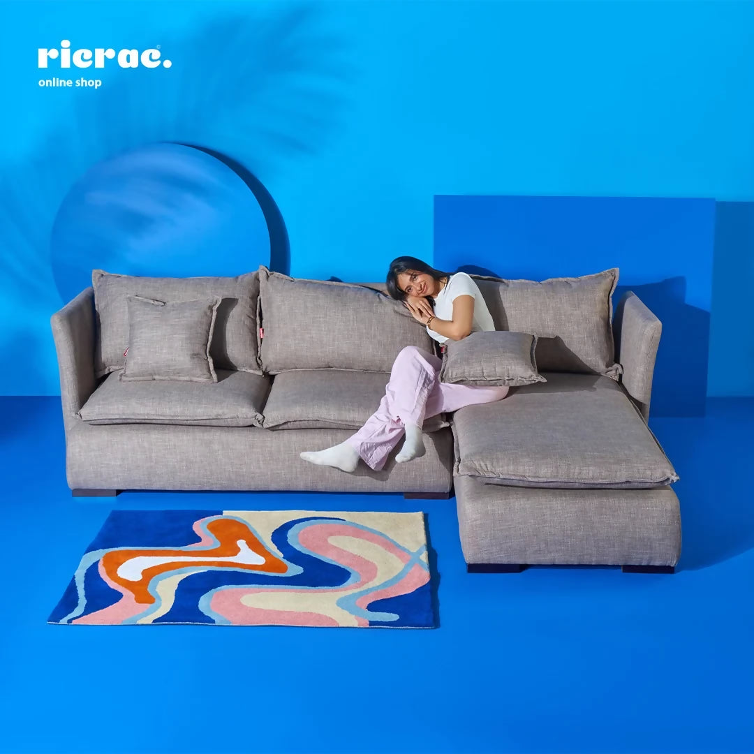 Ranetoo LShape Bed-GRAY