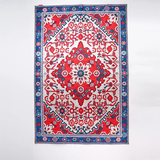Relosa- Printed Chenille cotton with Ganga Rug