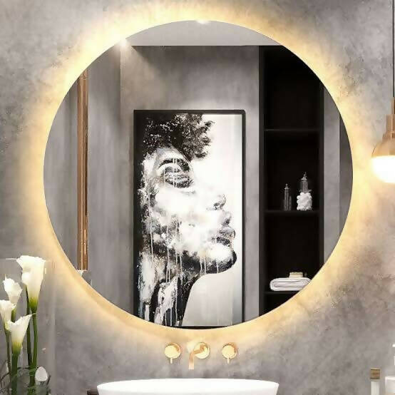 M70- Aesthetic Modern Mirror With Lighting And Touch Switch