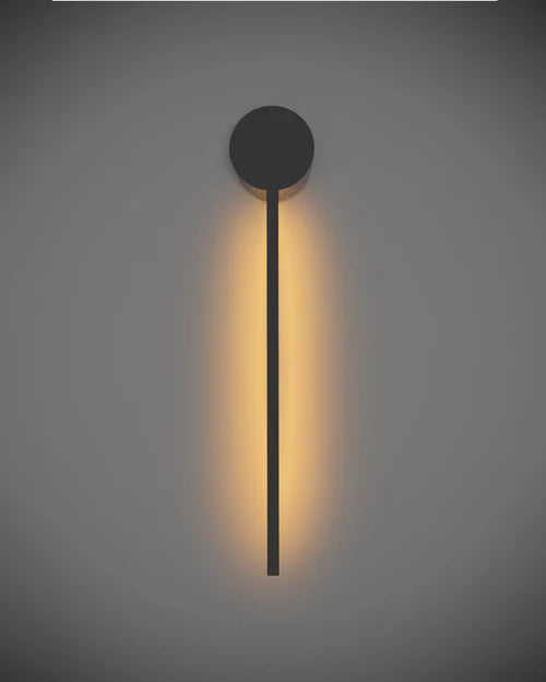 Lines Circle Black - Wall Lamp