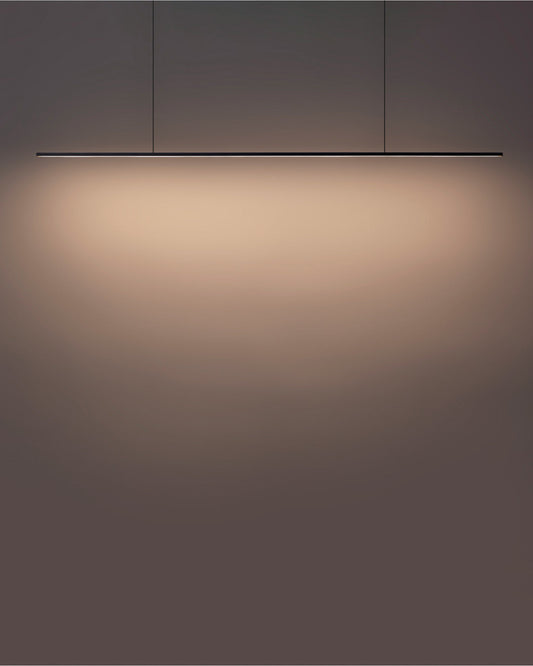 Lines horizontal pendant light with slim linear design providing warm ambient lighting / إضاءة معلقة أفقية بتصميم خطي أنيق تضيف إضاءة دافئة ولمسة عصرية