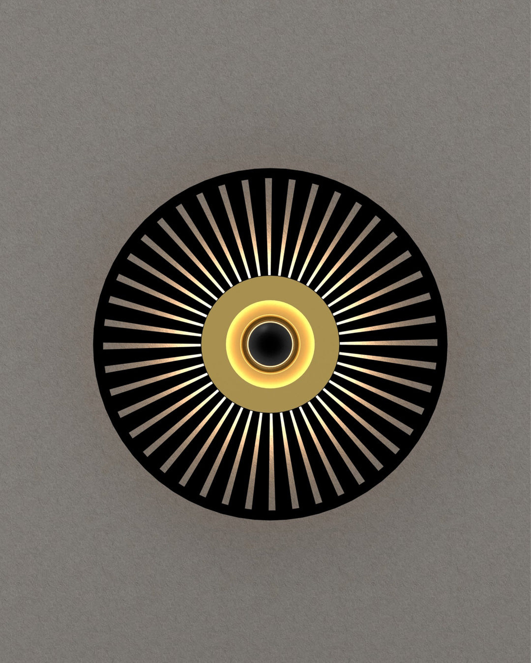Globe wall lamp with spherical design creating a soft ambient glow / مصباح حائط كروي بتصميم عصري يوزع إضاءة هادئة داخل المساحة