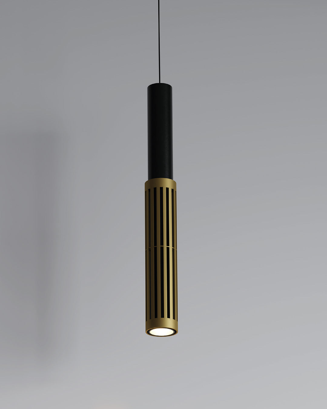 Dew 5 pendant with suspended dewdrop inspired glass creating soft ambient light – مصباح ديو 5 المعلق بتصميم مستوحى من قطرات الندى مع إضاءة محيطية ناعمة