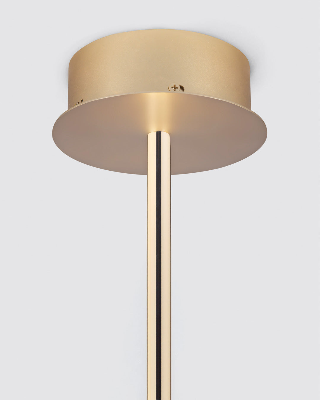 Serenity pendant light with single branch leaf inspired design emitting warm ambient light / إضاءة معلقة بتصميم مستوحى من غصن طبيعي وأوراق ناعمة توفّر إضاءة دافئة ومريحة