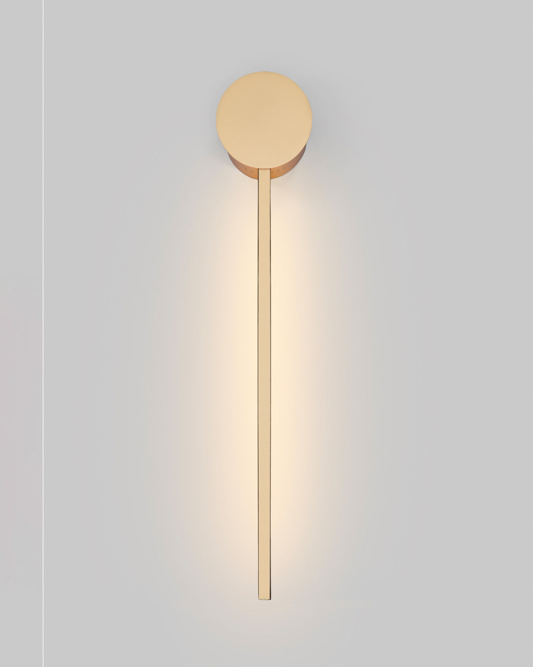 Lines gold circle wall lamp with minimalist circular design and soft indirect lighting | مصباح حائط لاينز دائري ذهبي بتصميم بسيط وإضاءة غير مباشرة ناعمة