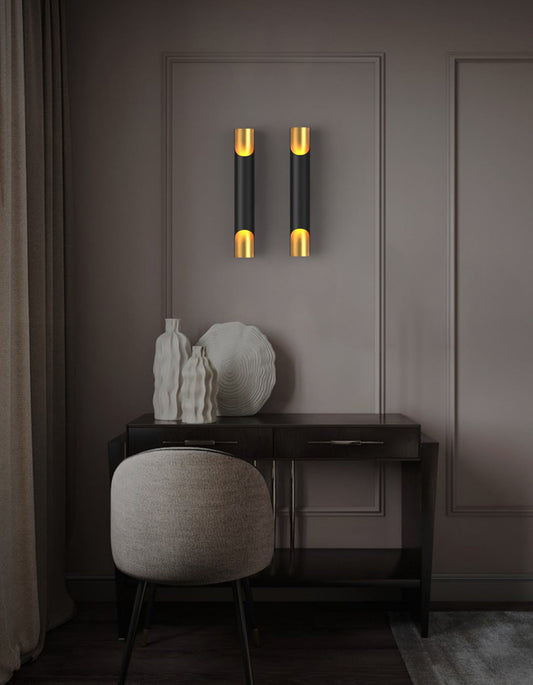 Upend wall lamp with minimalist design and soft glow ambient lighting | مصباح حائط أبند بتصميم بسيط وتوهج ناعم وإضاءة محيطية هادئة