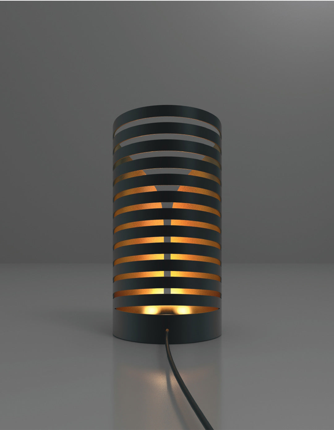 Snefru table lamp with minimalist modern design and soft ambient lighting for contemporary interiors | مصباح طاولة سنفرو بتصميم عصري بسيط وإضاءة ناعمة للمساحات الحديثة