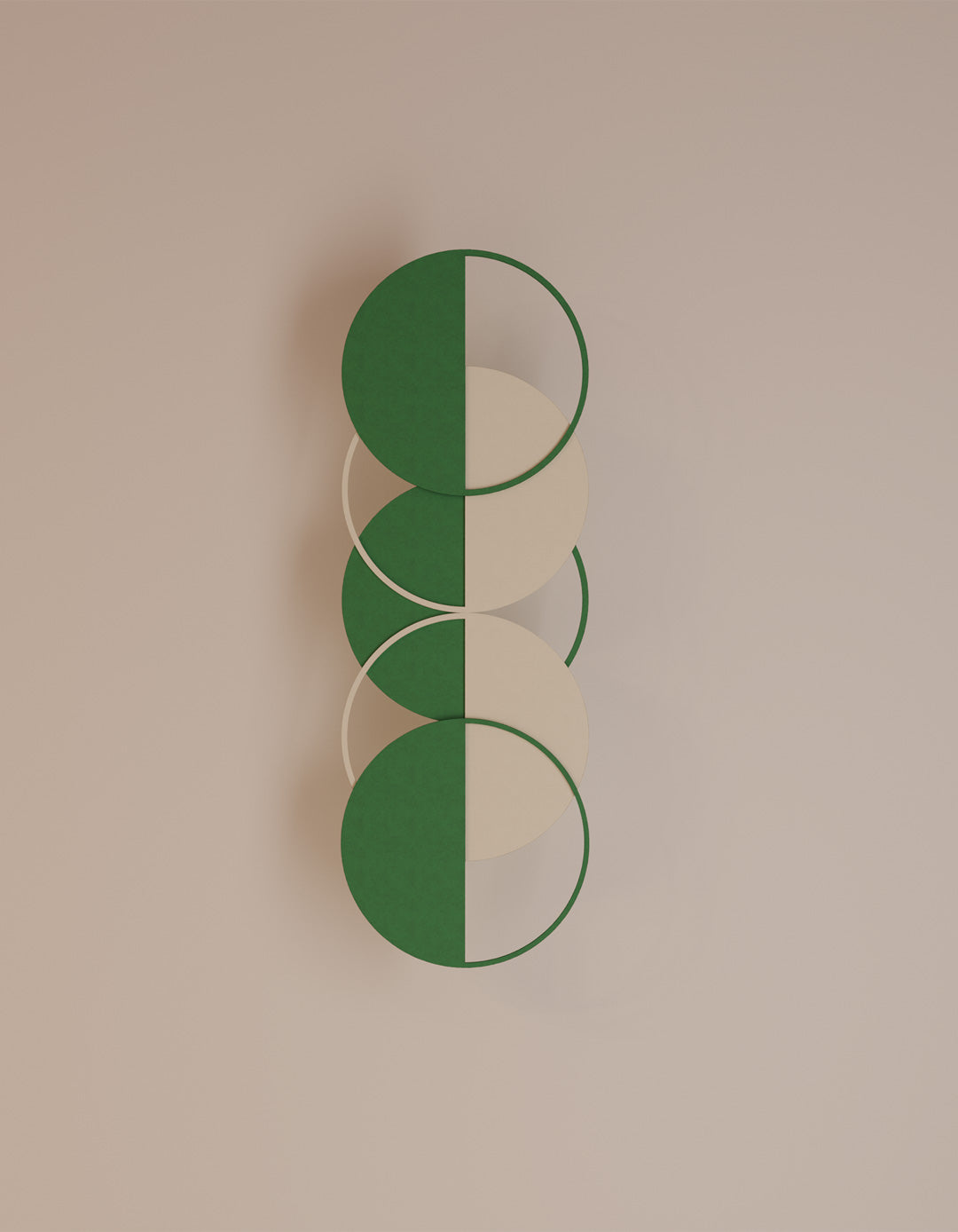Seasons wall lamp with modern circular design and soft ambient lighting for interiors | مصباح حائط سيزونز بتصميم دائري عصري وإضاءة محيطية ناعمة للمساحات الداخلية