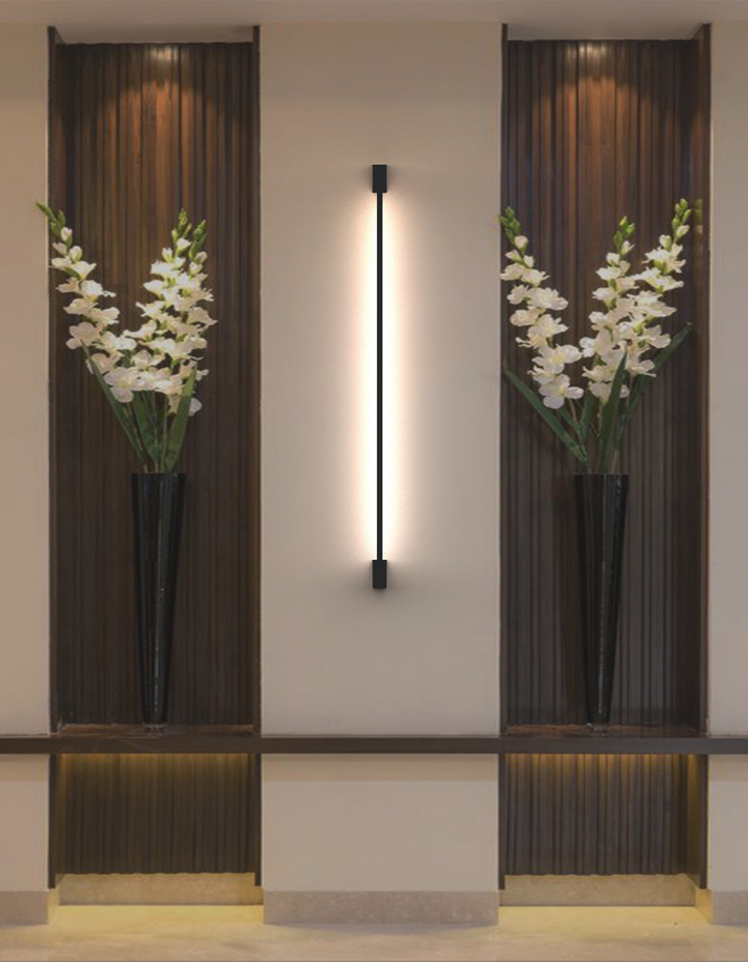 Modern wall lamp with clean contemporary design and soft ambient lighting | مصباح حائط بتصميم عصري أنيق وإضاءة محيطية ناعمة للمساحات الحديثة