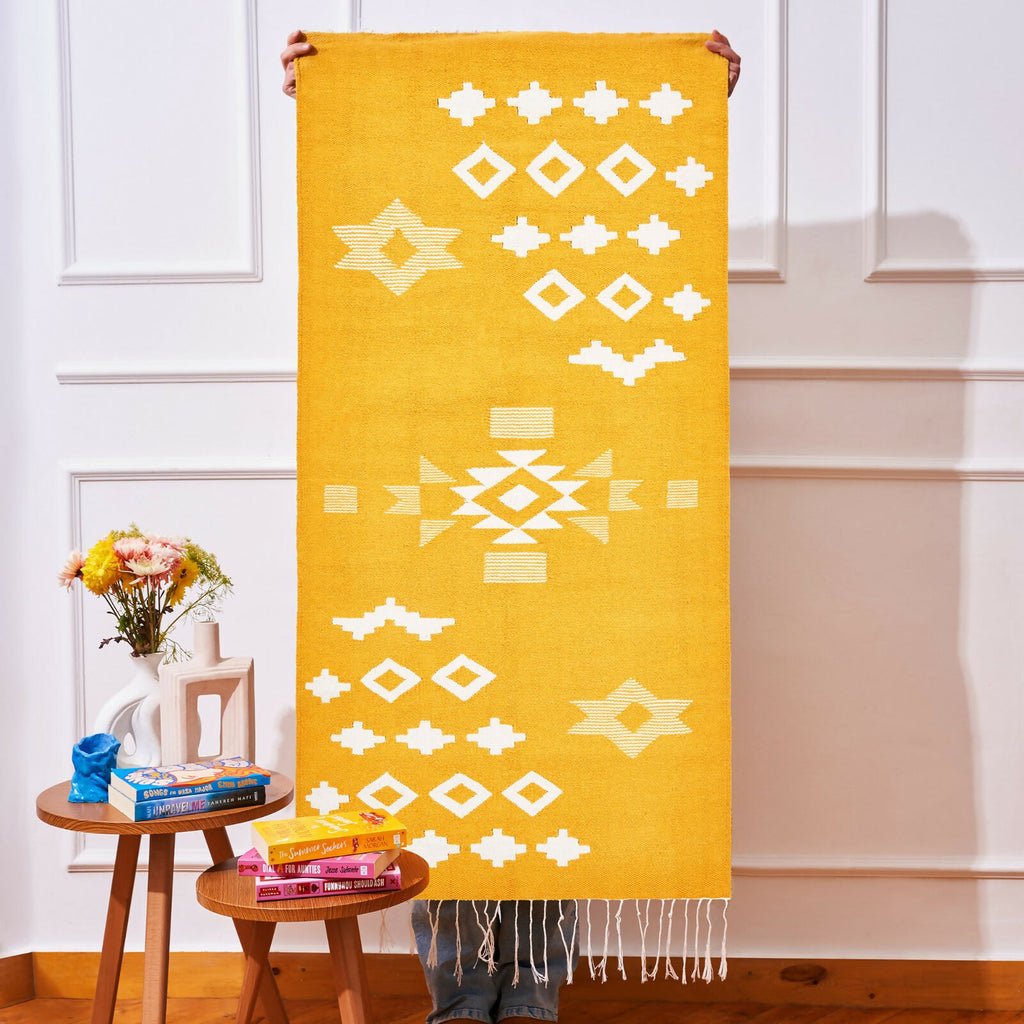 Motifa Cotton Kilim Rug