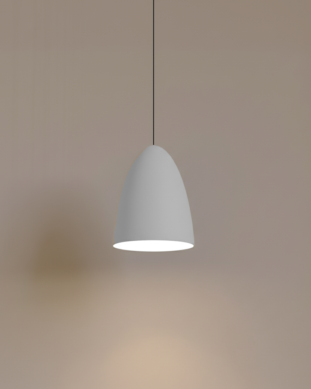Miko Pendant suspended minimalist LED light with balanced sculptural design إضاءة ميكو باندنت معلقة LED بتصميم نحتي متوازن