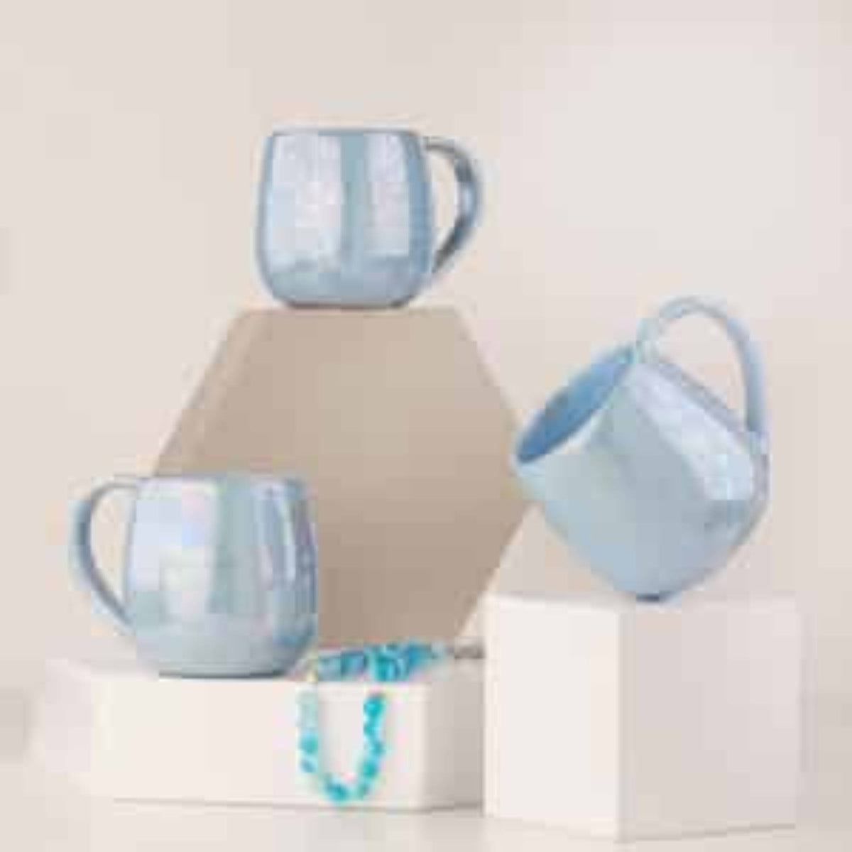 Baby Blue Rainbow Mug