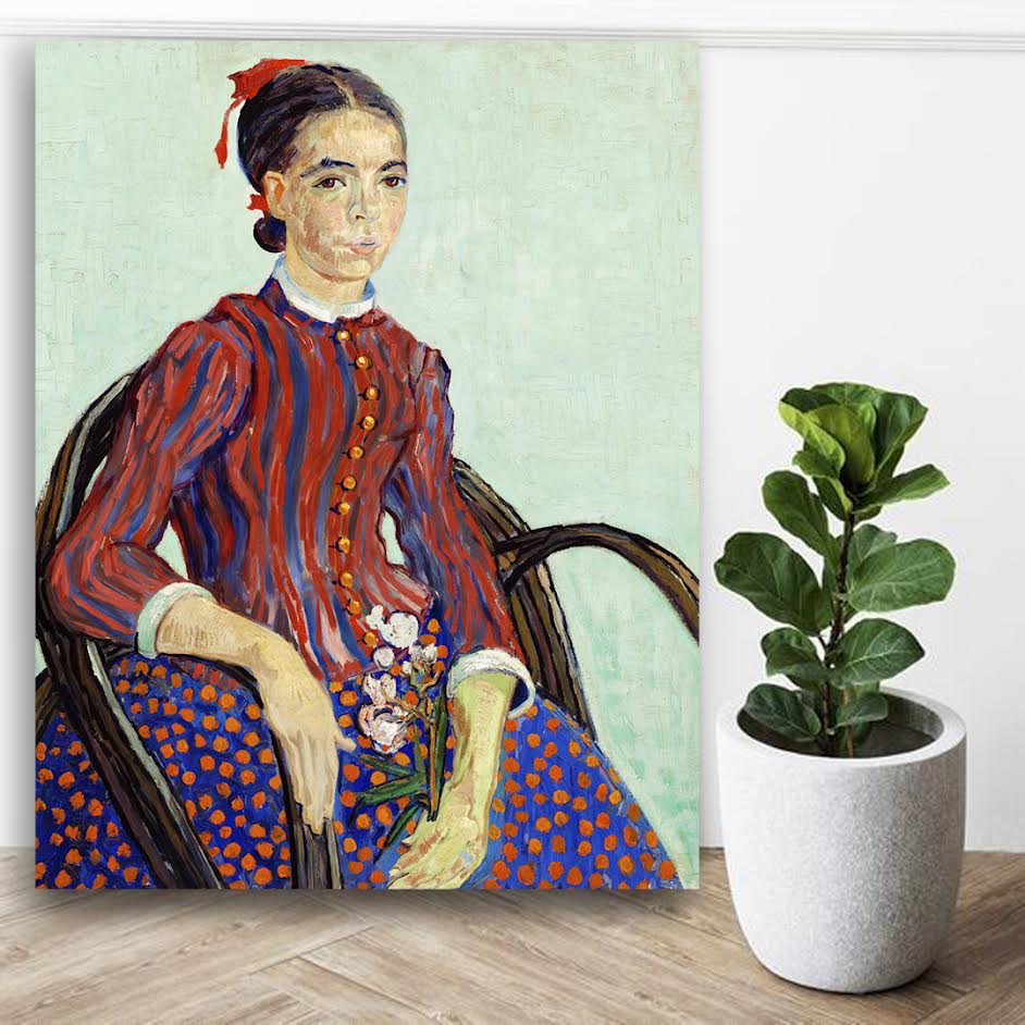 Van Gogh vintage poster, vintage La Mousm&eacutE (1888)