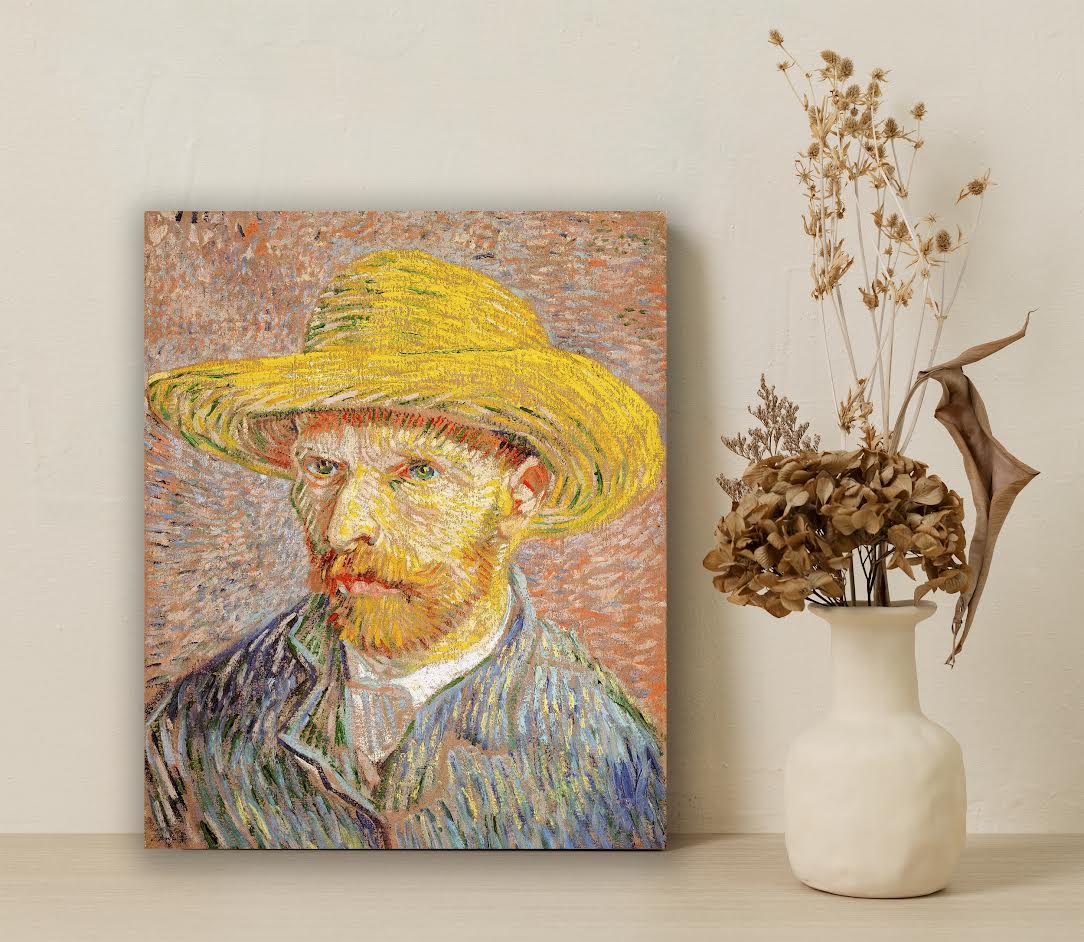 YELLOW HAT (1887) by Vincent Van Gogh