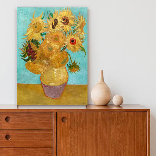 Vincent van Gogh's Vase with Twelve Sunflowers (1888–1889)