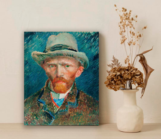 Van Gogh WITH HAT (1887) by Vincent Van Gogh