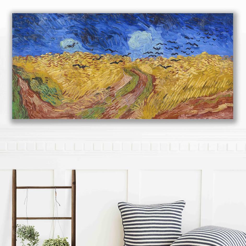 Vincent van Gogh's Wheatfield with Crows (1890)