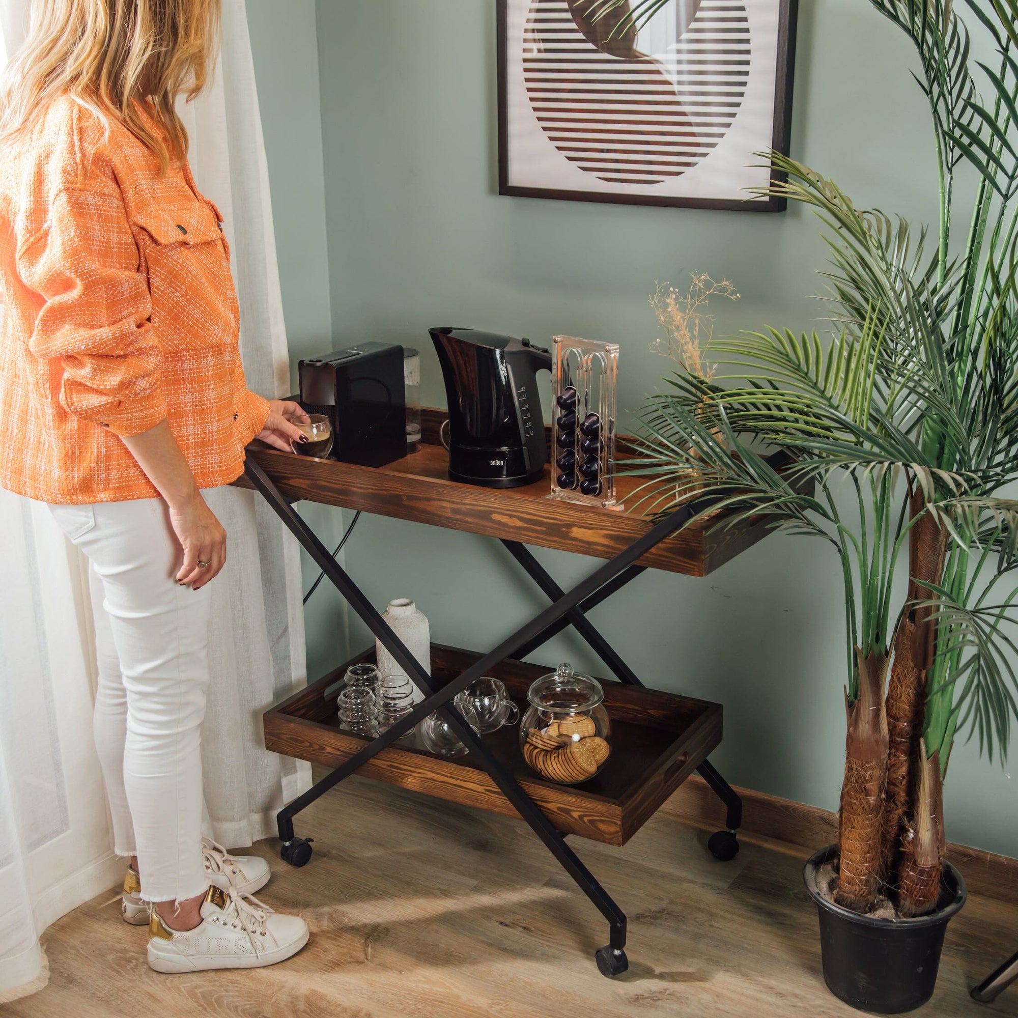"X-Coffee" - Table on Wheels