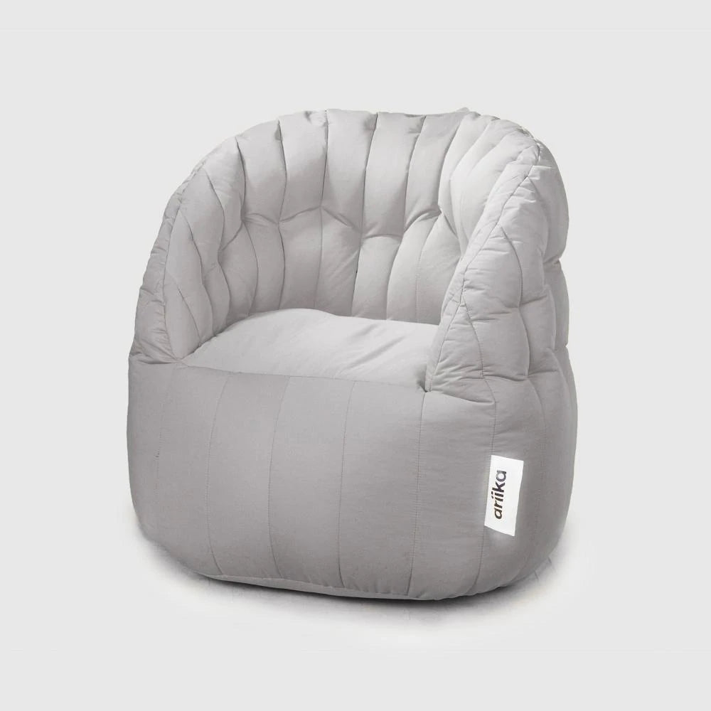 Pearl Luxury Bean Bag - Outdoors (Grey)